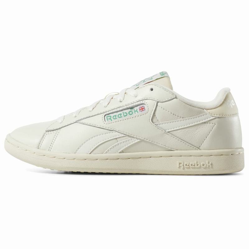 Tenisi Reebok Npc Uk Dama Albi/Verzi Romania FH4358PQ
